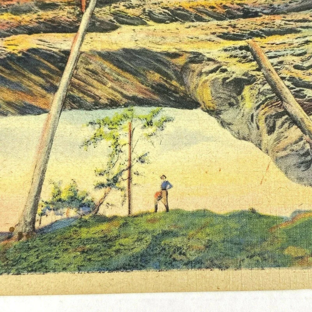 Vintage Postcard Natural‎ Bridge State Park Kentucky Nature Panorama Travel USA